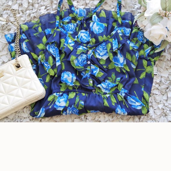 abercrombie kids Other - Abercrombie Crossback Summer Floral Mini Dress